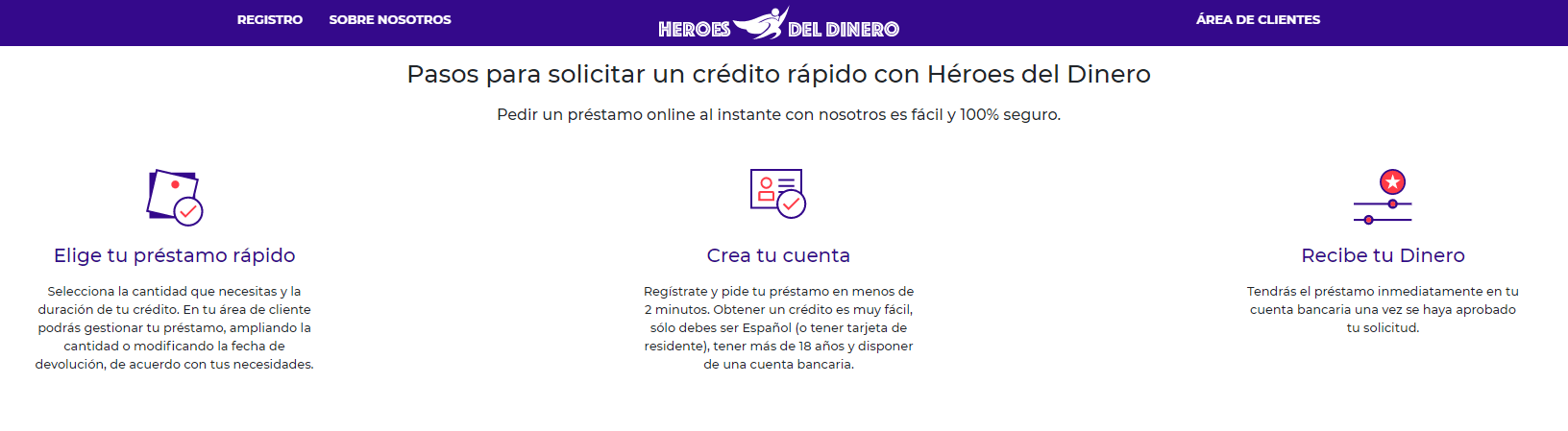 solicitud en Heroes del Dinero heroes del dinero heroes del dinero